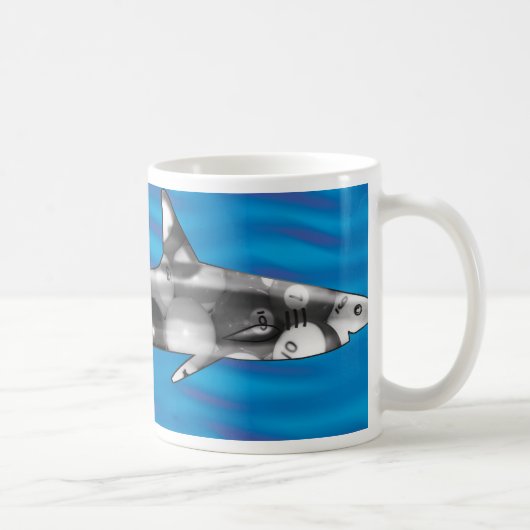 Mug Requin de piscine (Droite)