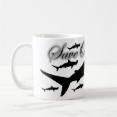 Mug Requin de poisson-marteau - sauvez nos océans (Gauche)