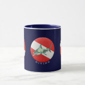 Mug requin-drapeau (Centre)