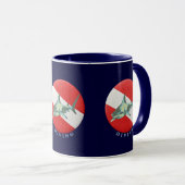 Mug requin-drapeau (Devant droit)