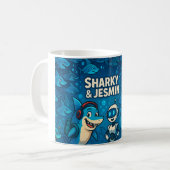 mug requin et jesmin (Devant gauche)