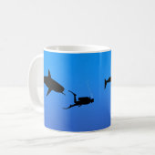 Mug Requin et SCAPHANDRE (Devant gauche)