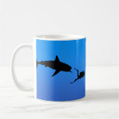 Mug Requin et SCAPHANDRE (Gauche)