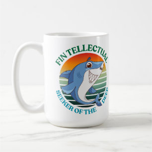 Mug Requin Fintellectuel Chercheur des Profondeurs Som