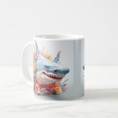 Mug Requin imprimé 3D Océan (Devant gauche)