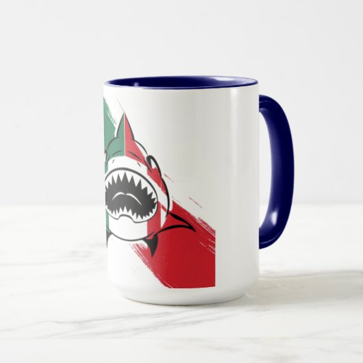 Mug Requin italien (Devant droit)