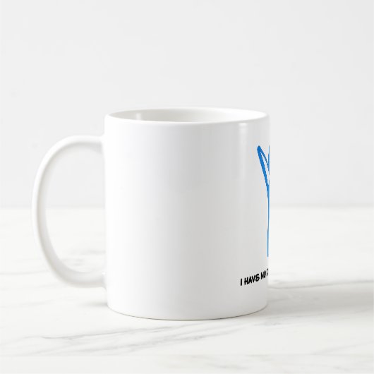 Mug Requin Laissé Je N'Ai Aucune Idée Ce Que Je Fais (Gauche)