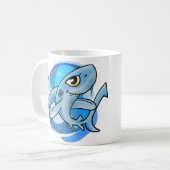 Mug Requin moussant à dents (Devant gauche)