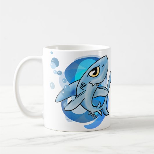 Mug Requin moussant à dents (Gauche)