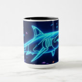 Mug Requin néon coloré (Centre)