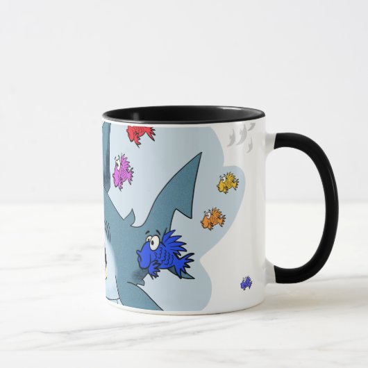 Mug Requin parmi les poissons (Droite)