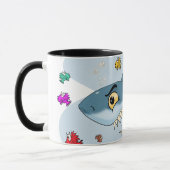 Mug Requin parmi les poissons (Gauche)
