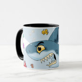 Mug Requin parmi les poissons (Devant gauche)