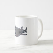 Mug Requin pèlerin mignon (Devant droit)