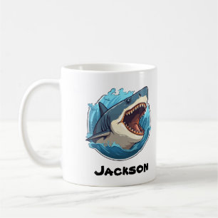 Mug Requin Personnalisé – Design Audacieux et Féro