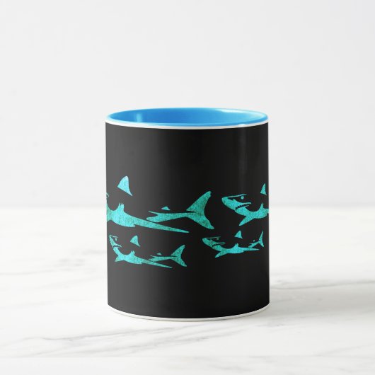 Mug Requins bleus (Centre)