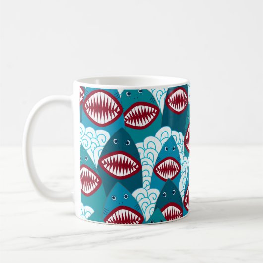 Mug Requins en colère (Gauche)