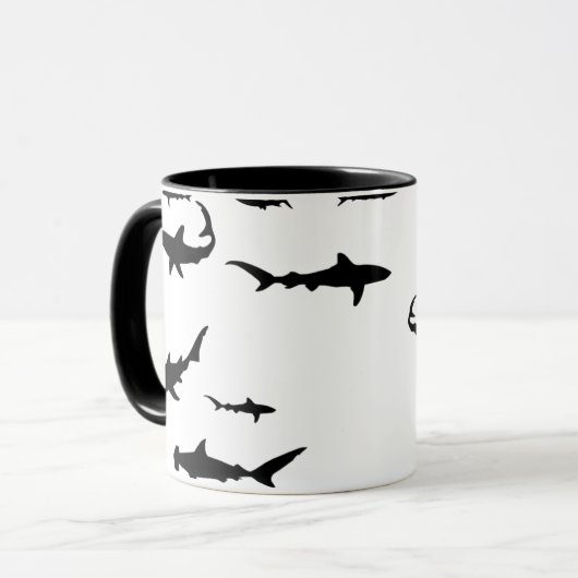 Mug requins Hammerhead Et autres (Devant gauche)