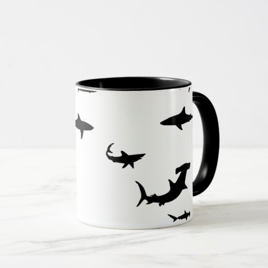 Mug requins Hammerhead Et autres (Devant droit)