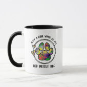 Mug Rescue Dog Paw Whimsical Pet Lover (Gauche)