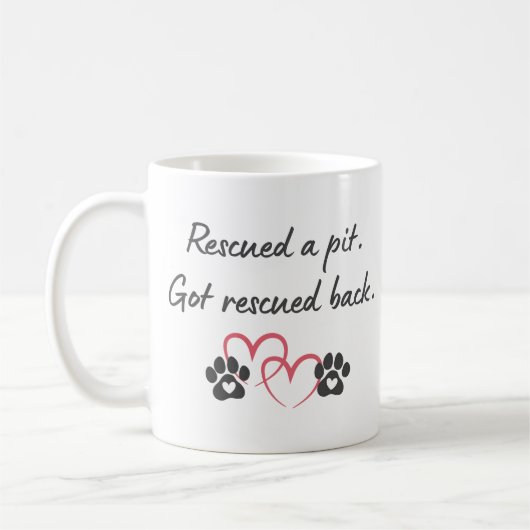 Mug Rescue Pit Got Rescued Back | Pitbull Dog Mom Life (Gauche)