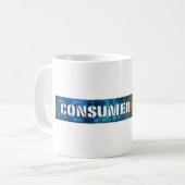MUG RÉSEAU D'AVERTISSEMENT DU CONSOMMATEUR (Devant gauche)