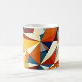 Mug Réseau de triangles multicolores (Centre)