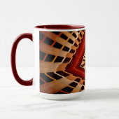 Mug Réseau d'Imaginaires 3D Conception graphique fract (Gauche)