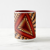 Mug Réseau Fantastique 3D Moderne de Design Graphique (Centre)