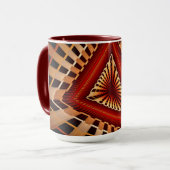 Mug Réseau Fantastique 3D Moderne de Design Graphique (Devant gauche)