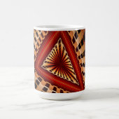 Mug Réseau Fantastique Moderne Fractal 3D Design Graph (Centre)