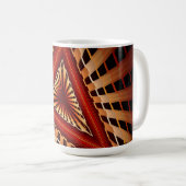 Mug Réseau Fantastique Moderne Fractal 3D Design Graph (Devant droit)