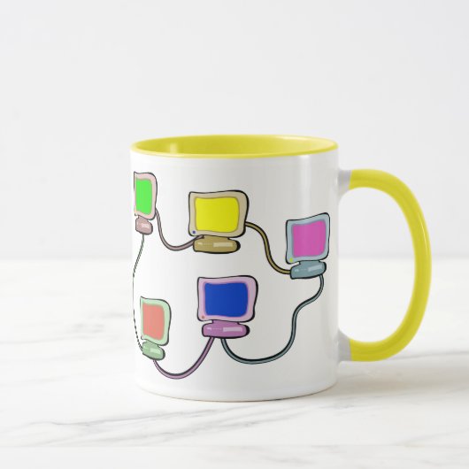 Mug Réseau informatique (Droite)