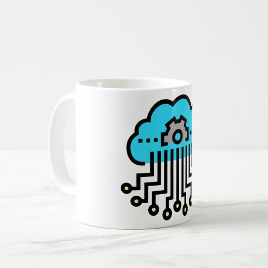 Mug Réseau neuronal (Devant gauche)