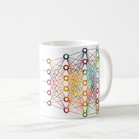 Mug Réseau neuronal (Devant droit)