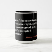 Mug Réservateur T. Citation De Washington Sur La Vérit (Centre)