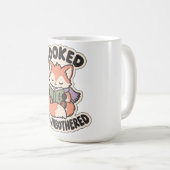 Mug Réservé et imperturbable Renard de lecture cosy (Devant droit)