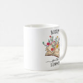 Mug Réservé Pour L'Été Lecture Bibliothécaire Lire Wil (Devant droit)