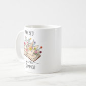 Mug Réservé Pour L'Été Lecture Bibliothécaire Lire Wil (Devant gauche)