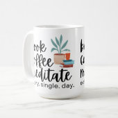 Mug Réserver Café Méditer Chaque Jour (Devant gauche)