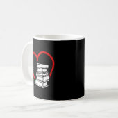 Mug Réserver Nerd's, T-shirt de la Saint Valentin de B (Devant gauche)