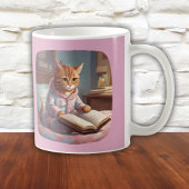 Mug Réservez amoureux ami cadeau libraires chat