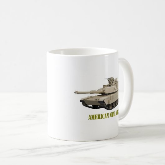 MUG RÉSERVOIR AMÉRICAIN DE M1A1 ABRAMS (Devant droit)