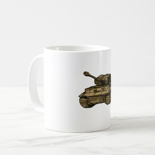 Mug Réservoir de Panzer (Devant gauche)