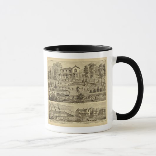 Mug Résidence de David R Kerr (Droite)