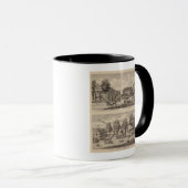 Mug Résidences et usines à Bennington (Devant droit)