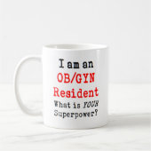 Mug Résident du travail/du gyn (Gauche)