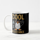 Mug Résistance Cool subtile Tarifs de pingouin protest (Gauche)