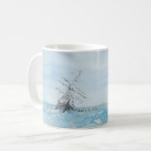 Mug Résistance emprisonnée par la glace antarctique. (Devant gauche)