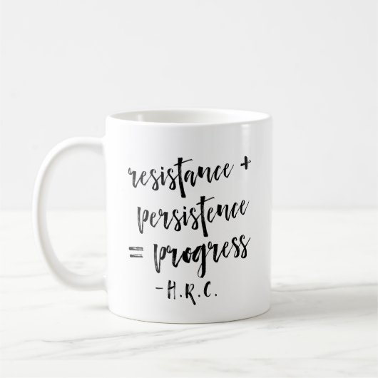Mug Résistance, Persistance, Progrès | (Gauche)